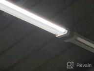 картинка 1 прикреплена к отзыву 10 Pack 4FT LED Shop Light для гаражей, 42W 4800LM 5000K White LED Shop Lights, светодиодный потолочный светильник с вытяжной цепью (ON / Off), линейный светильник рабочего освещения с вилкой от Mike Messerly