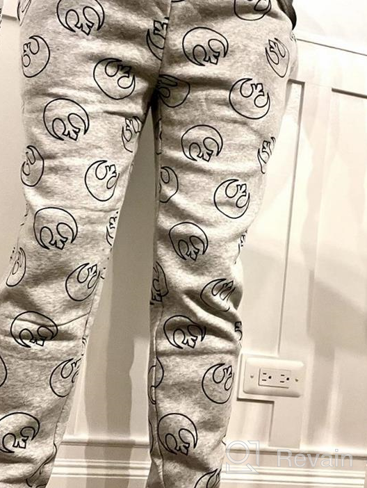 img 1 attached to Men'S Fleece Jogger Sweatpants With Disney, Marvel, And Star Wars Designs By Amazon Essentials review by Kenyatta Mack