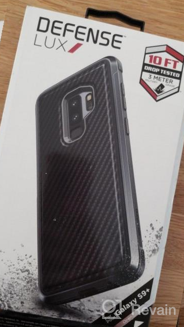 img 1 attached to Raptic Lux Samsung Galaxy S9 Plus Black Leather Case - Military Grade Drop Tested With Anodized Aluminum, TPU, And Polycarbonate Materials For Maximum Protection review by Matthew Gonzales