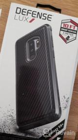 img 6 attached to Raptic Lux Samsung Galaxy S9 Plus Black Leather Case - Military Grade Drop Tested With Anodized Aluminum, TPU, And Polycarbonate Materials For Maximum Protection
