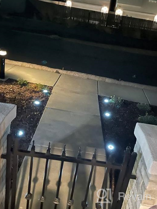 img 1 attached to 12 Pack Solar Ground Lights Christmas - Waterproof Outdoor Landscape Lighting For Lawn, Patio And Walkways review by Will Jenkins