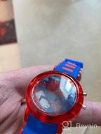 img 1 attached to Marvel Quartz Plastic Watch Color Boys' Watches review by John Langdon
