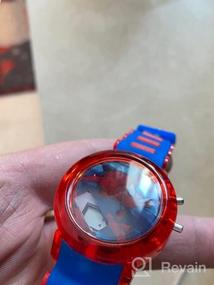 img 4 attached to Marvel Quartz Plastic Watch Color Boys' Watches