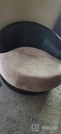 img 1 attached to Velvet Round Saucer Chair Cover High Stretch Moon Chair Slipcover, Removable Moon Chair Cover For Adults Saucer Chair Furniture Protector For Living Room, Large, Taupe (Cover Only) review by Nick Walsh