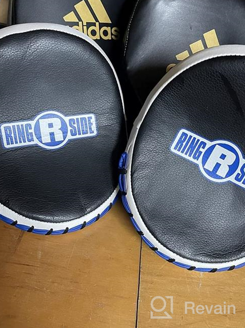 img 1 attached to Gel Micro Boxing MMA Punch Mitts (Pair): Enhance Your Training With Ringside'S Blue/Black Design! review by Jeremy Edwards