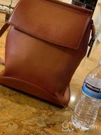 картинка 1 прикреплена к отзыву Genuine Leather Backpack Women'S Designer Daypack Anti Theft Shoulder Bag Black-R от Jared Allred