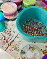 картинка 1 прикреплена к отзыву DIY Slime Making Kit For Kids Age 5+ - 126 Pcs Ultimate Fluffy Slime Supplies With 28 Crystal Slimes, 2 Glow In The Dark Powders & 48 Glitter Jars - Birthday Gift Idea от David Will