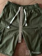 img 1 attached to Women'S Cotton Cargo Shorts: Elastic Waist, Drawstring & Multi-Pockets - Vcansion Casual Fit review by David Weis