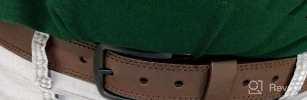 img 1 attached to Men'S Top Grain Leather Belt - Kolossus Belts For Men review by Geoff Foster