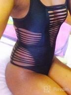 img 1 attached to Ultimate Beach Babe: bslingerie® Women's Cut Out Monokini One Piece Swimsuit review by Brian Henley