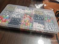 img 1 attached to 1100Pcs A-Z Acrylic Alphabet Cube Beads - Perfect For DIY Jewelry Making! review by Brian Martin