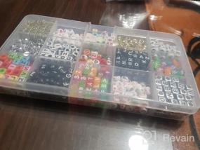 img 5 attached to 1100Pcs A-Z Acrylic Alphabet Cube Beads - Perfect For DIY Jewelry Making!