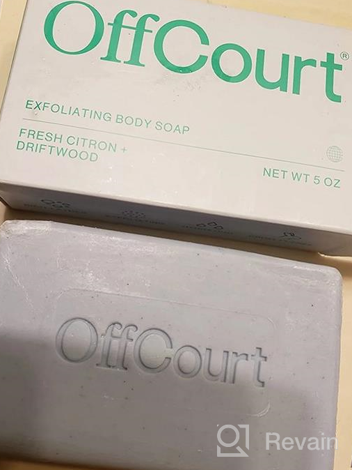 img 1 attached to Experience A Luxurious Deep Cleanse With OffCourt'S Exfoliating Body Soap For All Skin Types - Infused With The Rejuvenating Scent Of Coconut Water And Sandalwood review by Christopher Williams