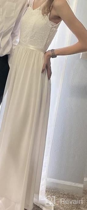 img 1 attached to Elegant Formal Wear: DRESSTELLS Bridesmaid Dress & Evening Gown For Wedding And Prom review by Emily Wilson