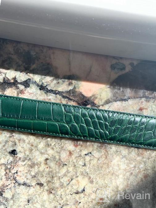 img 1 attached to Italian Men's Accessories and Belts with Exquisite Crocodile Pattern by Pasquale Cutarelli review by Vinay Kolluri