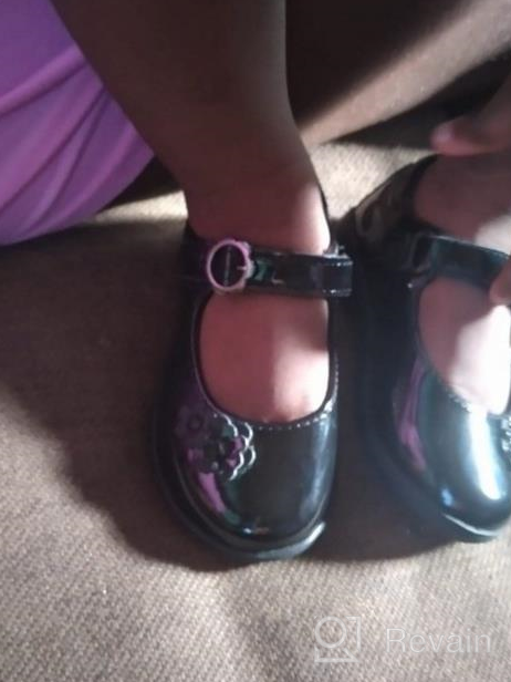 img 1 attached to Stride Rite Girls Patent Toddler Girls' Shoes and Flats review by Viswanath Badasz