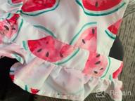img 1 attached to Newborn Infant Floral Romper With Ruffle Details - Stylish One-Piece Jumpsuit For Baby Girls review by John Roby