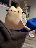 img 1 attached to 6" GUND Squisheen Mint Green Plush Stuffed Animal - Squishy Pusheen Sitting Pet Pose! review by Toledo Barringer