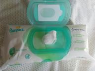 img 1 attached to Pampers Aqua Pure Wipes: Four-Pack for Gentle and Effective Baby Care review by Ada Lipczyska ᠌