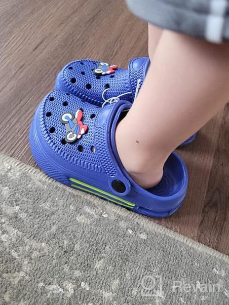 img 1 attached to 👟 Cute and Comfy: Shadowfax Garden Sandals Cushion Toddler Boys' Shoes review by Anthony Bandzz