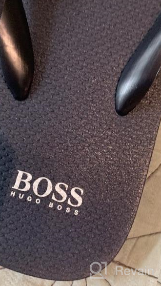 img 1 attached to 👞 HUGO BOSS Mens Slide Sandals: Stylish Men's Shoes for Casual and Athletic Wear review by Tony Stennis