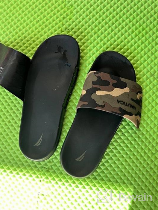 img 1 attached to 🏖️ Nautica Dolan Black Athletic Slide Sandals - Size 9: Ultimate Comfort for Active Souls review by Simo Whisperer