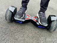 img 1 attached to GOTRAX E4 All Terrain Hoverboard With 8.5" Offroad Tires, Music Speaker And UL2272 Certification – Ride Up To 7 Miles On Dual 250W Motors At 7.5Mph review by Justin Anderson