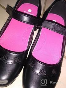 img 5 attached to JABASIC Girls School Uniform Shoes - Optimal Choice for Girls' School Uniform Footwear