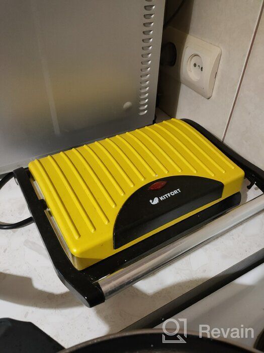 img 1 attached to Sandwich maker Kitfort KT-1609 Panini Maker, red review by Dorota Kownacka