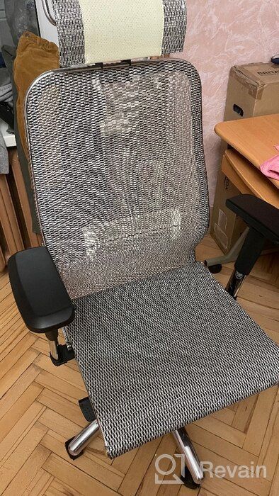 img 1 attached to Computer chair Metta Samurai S-3.04 for executive, upholstery: textile, color: gray review by Aneta Kociszewska ᠌