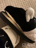 img 1 attached to Ahannie Toddler Winter Slippers Elastic Boys' Shoes review by Brandon Pratt