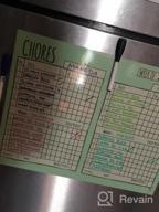 img 1 attached to Jennakate - Mint Magnetic Dry Erase Refrigerator Calendar - Monthly Refrigerator Planner - Schedule Board Calendar- Family Command Center -18" X 14 review by Priscilla Delgadillo
