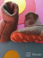 картинка 1 прикреплена к отзыву Сапожки Sakuracan с антискользящими подошвами для младенцев мальчиков и девочек - Новорожденные ботинки для дома с антискользящими подошвами от Emmanuel Pictorial