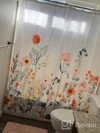 img 1 attached to LIVILAN Floral Bath Mat: 24''X16'', Leaf Design For Bathroom Rugs & Mats review by Marc Farrell