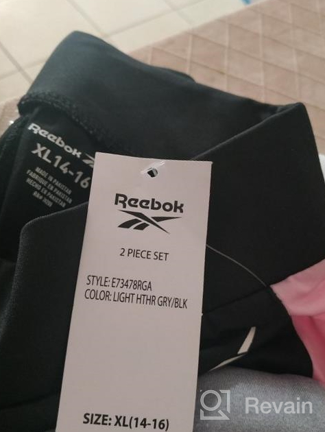 img 1 attached to 👧 Stylish Reebok Girls' Leggings: Comfortable and Trendy Bottoms for Active Girls! review by Katie Coleman