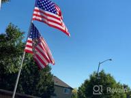 img 1 attached to 25FT Heavy Duty 16 Gauge Aluminum Flag Pole Kit With USA Flag - Perfect For Residential Or Commercial Use! review by Scott Bradford