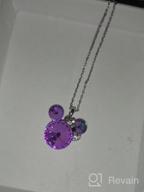 img 1 attached to HERAYLI Swarovski Crystal Pendant Necklace: Stylish Girls' Jewelry for Necklaces & Pendants review by Alison Parker