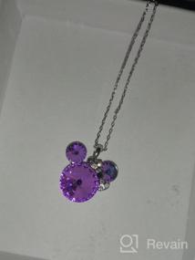 img 6 attached to HERAYLI Swarovski Crystal Pendant Necklace: Stylish Girls' Jewelry for Necklaces & Pendants