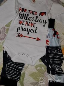 img 8 attached to Adorable Baby Bear Letter Print Set: 3PC Outfit For Boys And Girls - Perfect For Fall & Winter