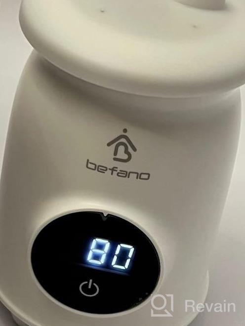 img 1 attached to Keep Your Baby'S Milk Warm Anytime And Anywhere With Befano Portable Bottle Warmer: Touch Control, 5 Adapters, And 9000MAh Rechargeable Battery Included! review by Corey Slivinsky