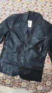 img 1 attached to Men'S Lambskin Leather Casual Blazer Jacket By Blingsoul review by Mike Rajput