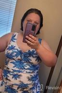 img 1 attached to Get Beach-Ready With AONTUS Women'S Tummy-Control Plus Size Swimsuits review by Nina Lucero
