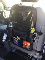 img 1 attached to XL Car Seat Organizer With Tablet Holder For Kids - BABYSEATER review by Jay Elmo