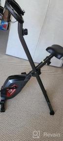 img 5 attached to Get Fit At Home With ADVENOR Magnetic Folding Exercise Bike With LCD Monitor And Comfortable Upright Seat Cushion