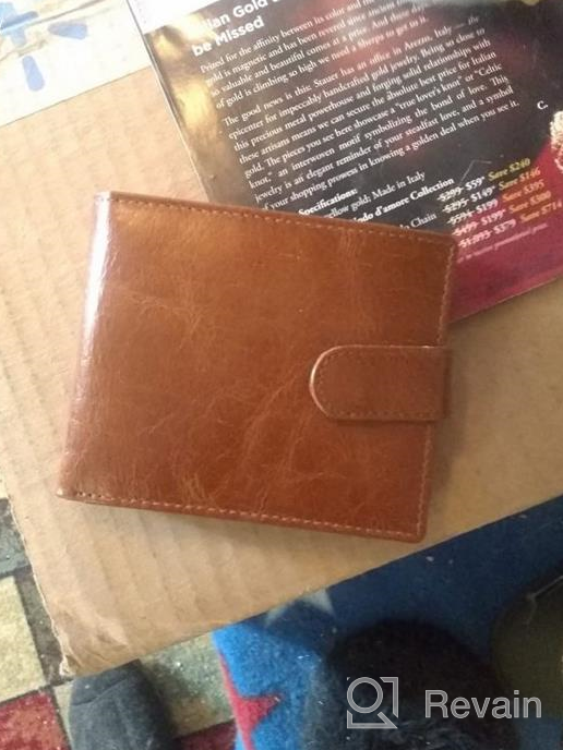 img 1 attached to 👜 Exquisite Genuine Leather Wallet with Advanced Blocking Closure: Ensuring Quality and Security review by Troy Houston