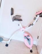 img 1 attached to 🚴 Murtisol Folding Exercise Bike: Compact & Foldable, Magnetic Resistance Control, Twister Plate, Arm Resistance Bands, Extra Large & Adjustable Seat, Heart Monitor - Perfect Home Exercise Bike in Three Colors review by Omar Thorndike