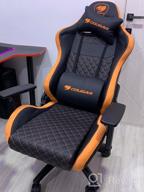 img 1 attached to Gaming chair COUGAR Rampart, upholstery: imitation leather/textile, color: black review by Janis Saikovskis ᠌