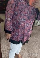 img 1 attached to Chic Floral Mesh Blouses: Furnex Women'S Elegant 3/4 Sleeve Tunic Tops review by Julio Diaz