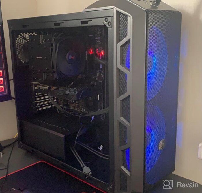 img 1 attached to 🌬️ Cooler Master MasterCase H500 ARGB Airflow ATX Mid-Tower - Mesh & Transparent Front Panel, Dual 200mm ARGB Fans, Tempered Glass & ARGB Lighting System review by Bai Dang Thi ᠌