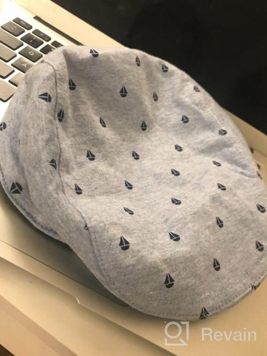 img 1 attached to 🧢 Stay Stylish on-the-go with Keepersheep Newsboy Driving Toddler Heather Boys' Accessories and Hats & Caps review by Marcus Hardin